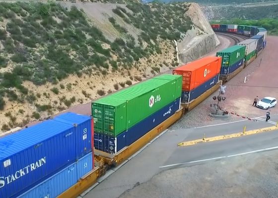 أمازون الصين إلى الولايات المتحدة الأمريكية FBA DHL الشحنات الدولية بالسكك الحديدية من خلال التخزين